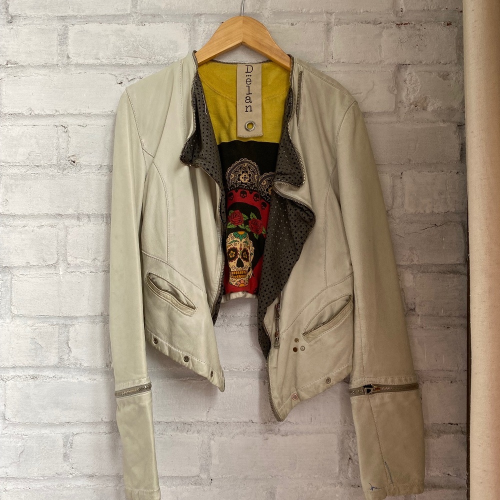 DELAN Italy leather jacket